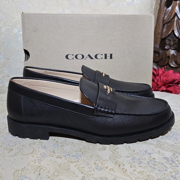 Coach Leather Loafers - Picture 1 of 7